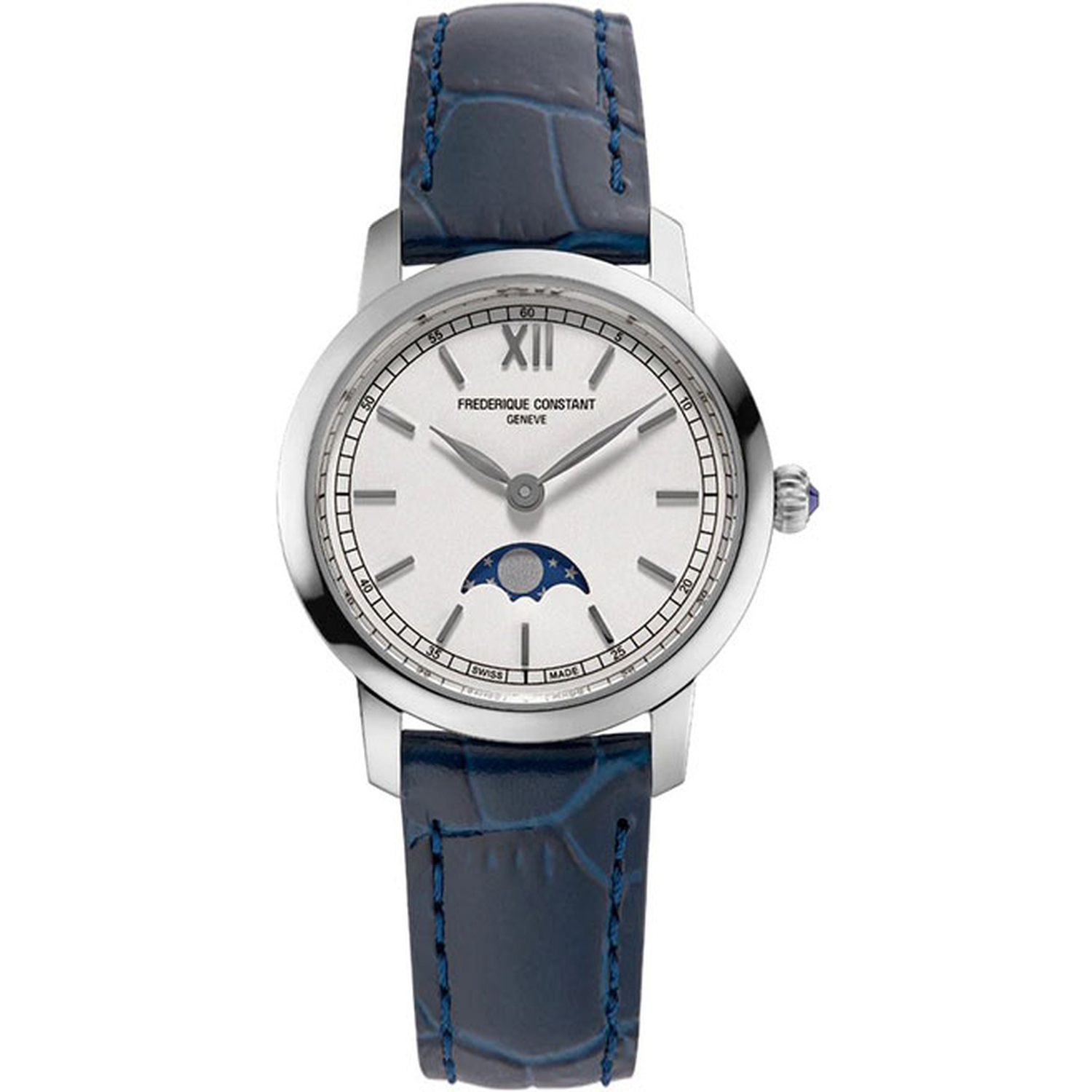 Часы Frederique Constant Slim Line Moonphase FC-206SW1S6